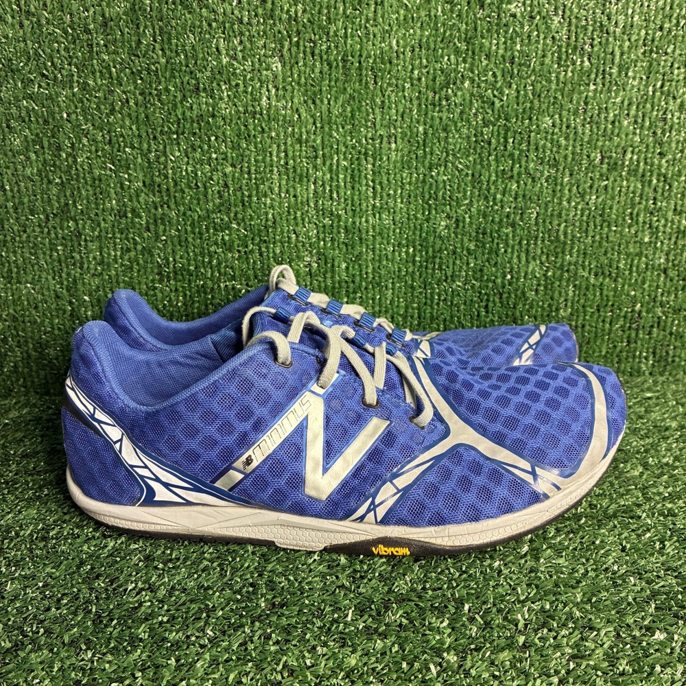 New Balance Minimus MR00BS Zero Drop Vibram Barefoot Running Shoe Blue Mens 10